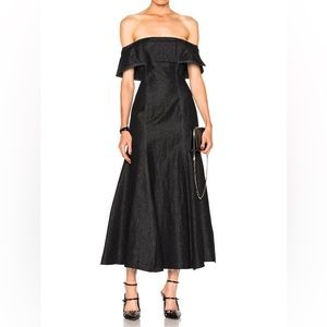 Beau fille Lambda dress off shoulder in Denim worn once